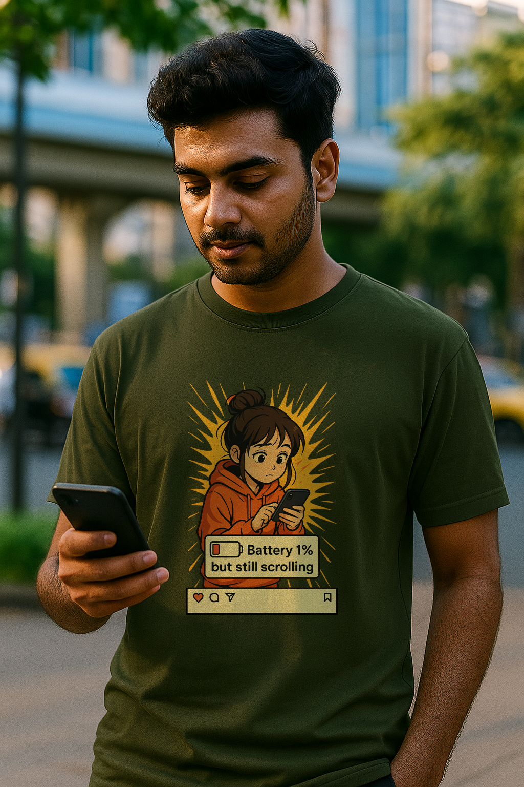 Savage Meme Streetwear Cotton T-Shirt for Instagram Lovers