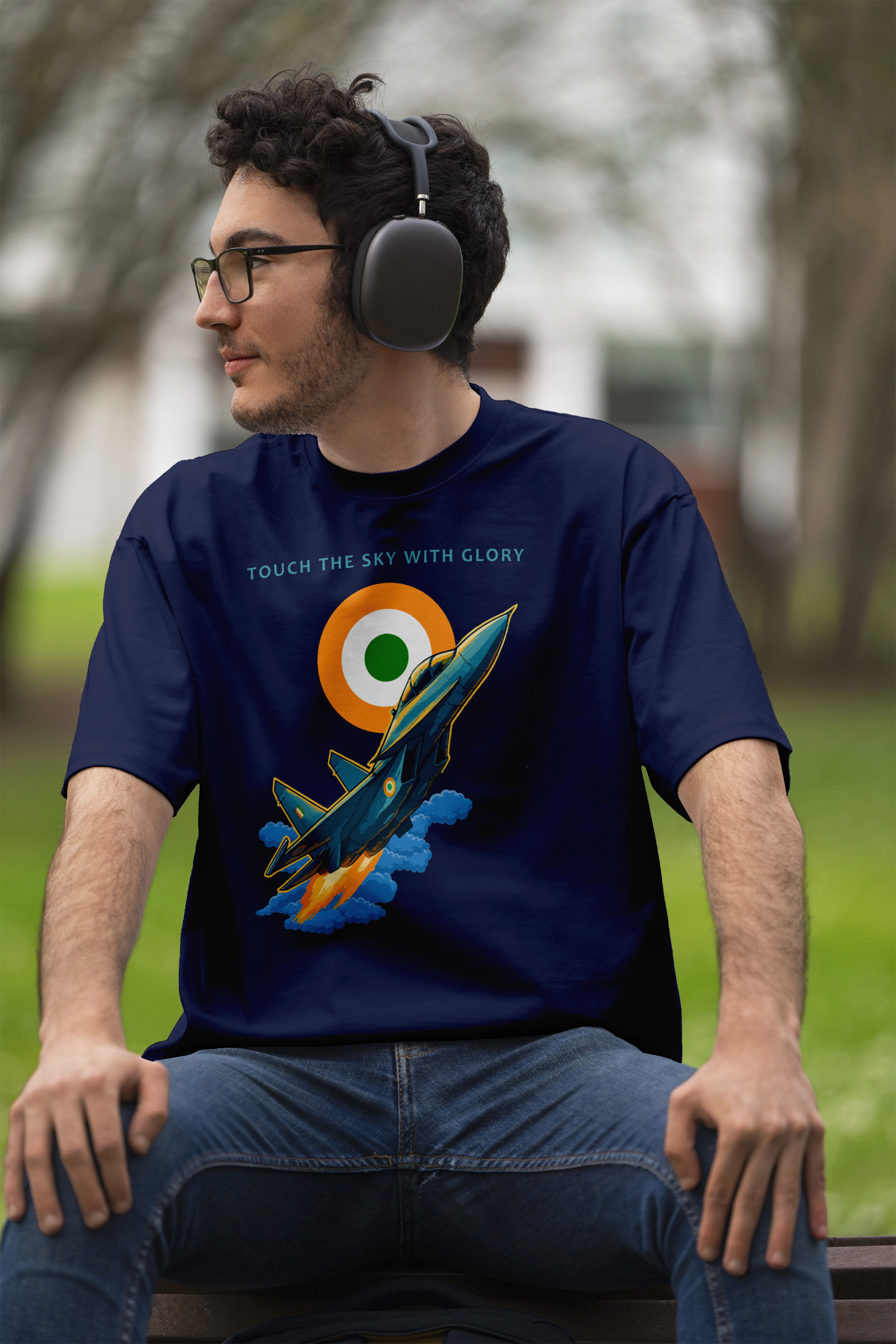 Sky Above All: Indian Air Force T-Shirt (Unisex)