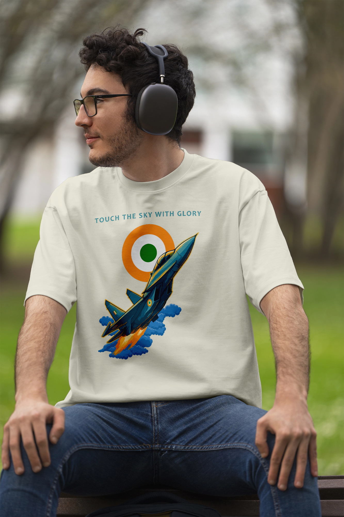 Sky Above All: Indian Air Force T-Shirt (Unisex)